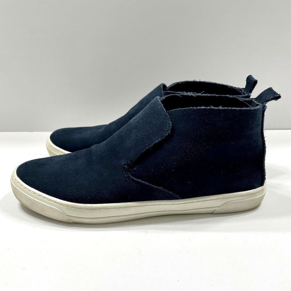 Dolce Vita Roselyn Women’s High Top Suede Sneakers Navy Blue Size 7.5 - Picture 4 of 10
